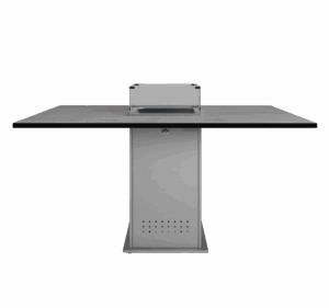 Clifton Gaskamin - Comfort Dining Table "Grau" 75cm + Tischplatte XL "Beton" TK - V2.0